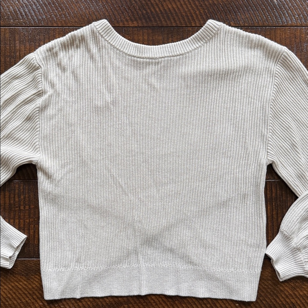 LULULEMON Reversible CrossOver Sweater Size 4 Balletcore Yoga - Picture 6 of 7